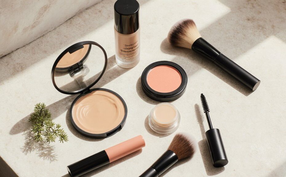 Essentielles minimales natürliches Make-up