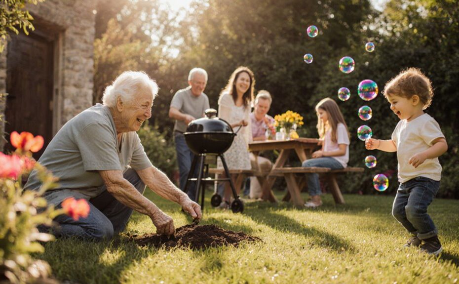 gemeinsame Familienaktivitäten am Wochenende