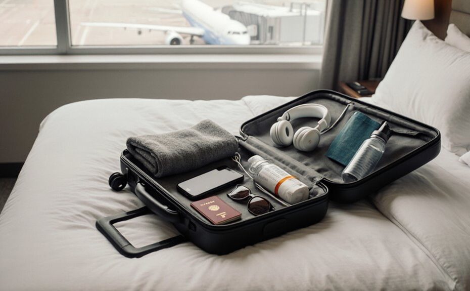 Reise-Handgepäck-Essentials